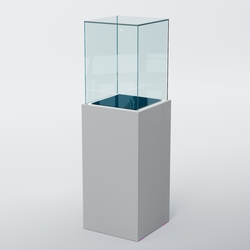 Витрина для музеев "Коллекция" №5А с подсветкой, Серый