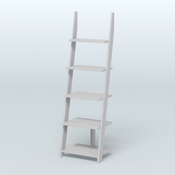 Торговая пристенная стойка ЛОФТ №1-650 малая, Серый