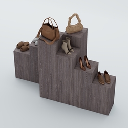 Демо-стенд Ступени-Пересечение №3, Ясень Анкор темный