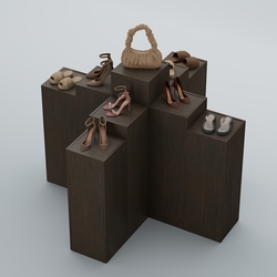 Демо-стенд Ступени-Крест №2, Дуб Венге