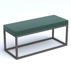 Пуфик серии ЛОФТ №3, Tiffany 10 Dk. Green