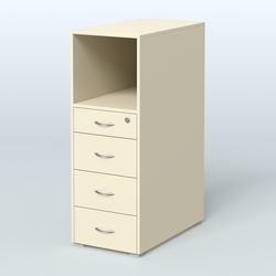 Тумба высокая Стандарт, Крем Вайс