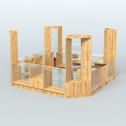 Торговый Островок "Эконом" №15 (12, 9 кв.м), Дуб Золотистый
