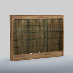 Витрина ФЕЛИКС №1-3000, Дуб Канзас коричневый