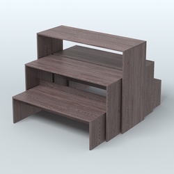 Подиум Матрешка №5, Ясень Анкор темный