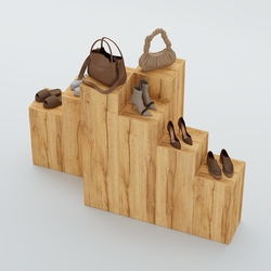 Демо-стенд Ступени-Пересечение №3, Дуб Золотистый