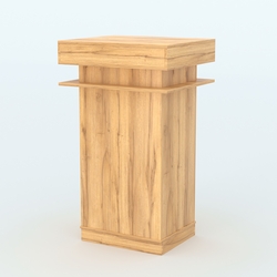 Подставка музейная "Коллекция" №1, Дуб Золотистый