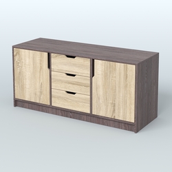 Тумба Модесто, Ясень Анкор темный и Дуб Сонома