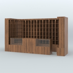 Павильон вместительный для продажи чая и кофе №10, Орех