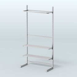 Система ЭЛЕГАНТ без ДСП №9 (1200 мм), Серый