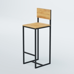 Барный стул "Кофе-брейк" №1, Дуб Золотистый