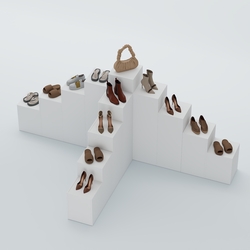 Демо-стенд Ступени Т-обр №4, Белый