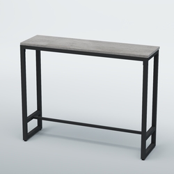 Барный стол "Кофе-брейк" №9, Бетон Чикаго светло-серый F186 ST9