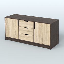 Тумба Модесто, Дуб Венге + Дуб Сонома