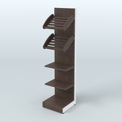 Стеллаж для хлеба и выпечки с полками - корзинами Феникс №15, Дуб Венге