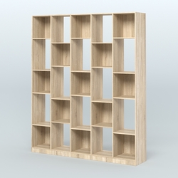 Стеллаж из ДСП серии ЛОФТ №13-1, Дуб Сонома