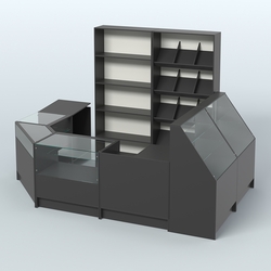 Торговый Островок "Эконом" №19 (6.24 кв.м), Черный и Белый