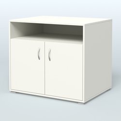 Тумба под оргтехнику Стандарт, Белый