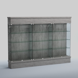 Витрина ФЕЛИКС №2-3000, Бетон Чикаго светло-серый F186 ST9