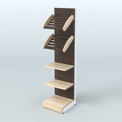 Стеллаж для хлеба и выпечки с полками - корзинами Феникс №15, Дуб Сонома + Дуб Венге