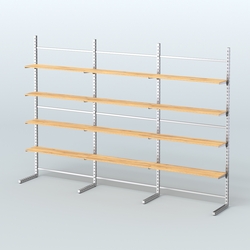 Системы ЭЛЕГАНТ пристенные с полками из ДСП №7 (3600мм), Дуб Золотистый