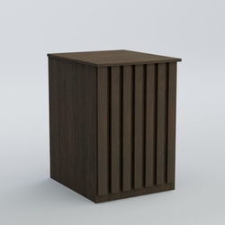 Ресепшен - стол узкий серии ПРИЛИВ №9, Дуб Венге