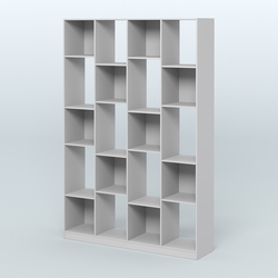 Стеллаж из ДСП серии ЛОФТ №11-1, Серый