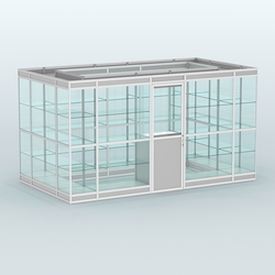 Павильон из профиля островной №2в, Серый