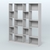 Стеллаж из ДСП серии ЛОФТ №15-1 Серый