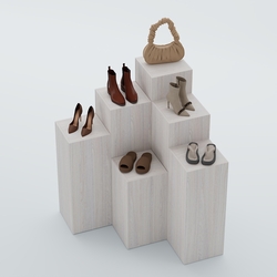 Демо-стенд Ступени-Шаг №3, Ясень Анкор светлый