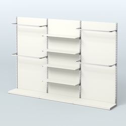 Система ЭЛЕГАНТ №12 пристенная с ДСП (3600 мм), Белый