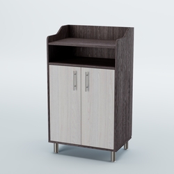 Стойка официанта "Бармен" №4-Н на ножках, Ясень Анкор темный + Ясень Анкор светлый