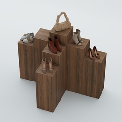 Демо-стенд Ступени Т-обр №2, Орех