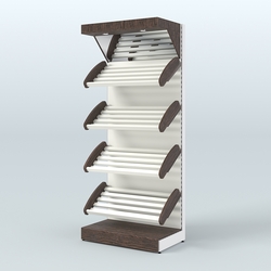 Стеллаж для хлеба и выпечки с полками - корзинами и фризом Феникс №10Ф, Дуб Венге + Белый