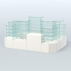 Павильон ИСТРА в центр зала №6а (закрытый) (8, 26 кв.м), Белый