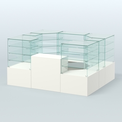 Павильон ИСТРА в центр зала №1 (открытый) (4, 94 кв.м), Белый