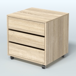 Тумба офисная "Вектор" №1, Дуб Сонома