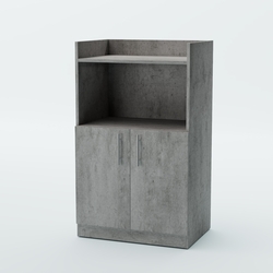 Стойка официанта "Бармен" №1-600, Бетон Чикаго светло-серый F186 ST9