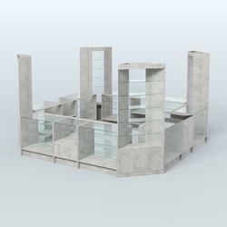 Торговый Островок "Эконом" №15 (12, 9 кв.м), Метрополитан Грей