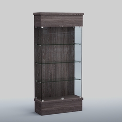 Витрина ФЕЛИКС №2-1000, Ясень Анкор темный