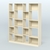 Стеллаж из ДСП серии ЛОФТ №15-1 Крем Вайс
