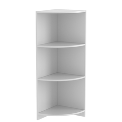 Стеллаж угловой из ДСП серии Эконом №7А-2У (внешний угол), Серый