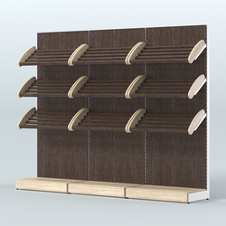 Стеллаж для хлеба и выпечки трехсекционный Феникс №3, Дуб Сонома + Дуб Венге