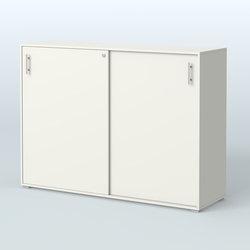 Тумба с раздвижными фасадами Тиана, Белый