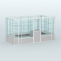 Павильон из профиля островной №3б, Серый