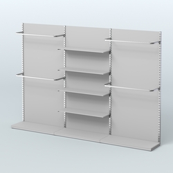 Система ЭЛЕГАНТ №12 пристенная с ДСП (3600 мм), Серый