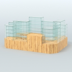 Павильон ИСТРА в центр зала №6а (закрытый) (8, 26 кв.м), Дуб Золотистый