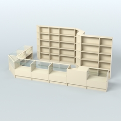 Торговый Островок "Эконом" №13 (15, 2 кв.м), Крем Вайс