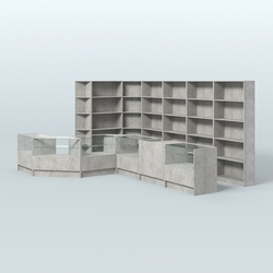 Торговый Островок "Эконом" №8 (13, 6 кв.м), Метрополитан Грей