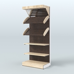 Стеллаж для хлеба и выпечки с полками - корзинами и фризом Феникс №12Ф, Дуб Сонома + Дуб Венге